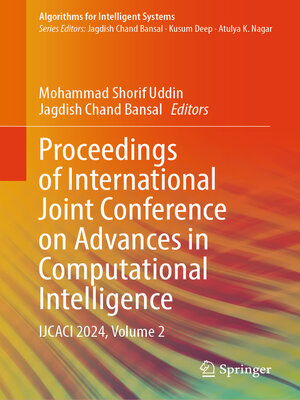 cover image of Proceedings of International Joint Conference on Advances in Computational Intelligence